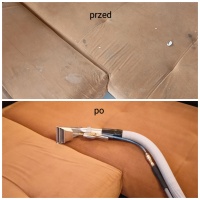 Zdjęcie efektów prania tapicerki samochodowej i meblowej nr 4