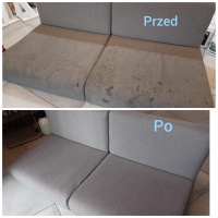 Zdjęcie efektów prania tapicerki samochodowej i meblowej nr 6